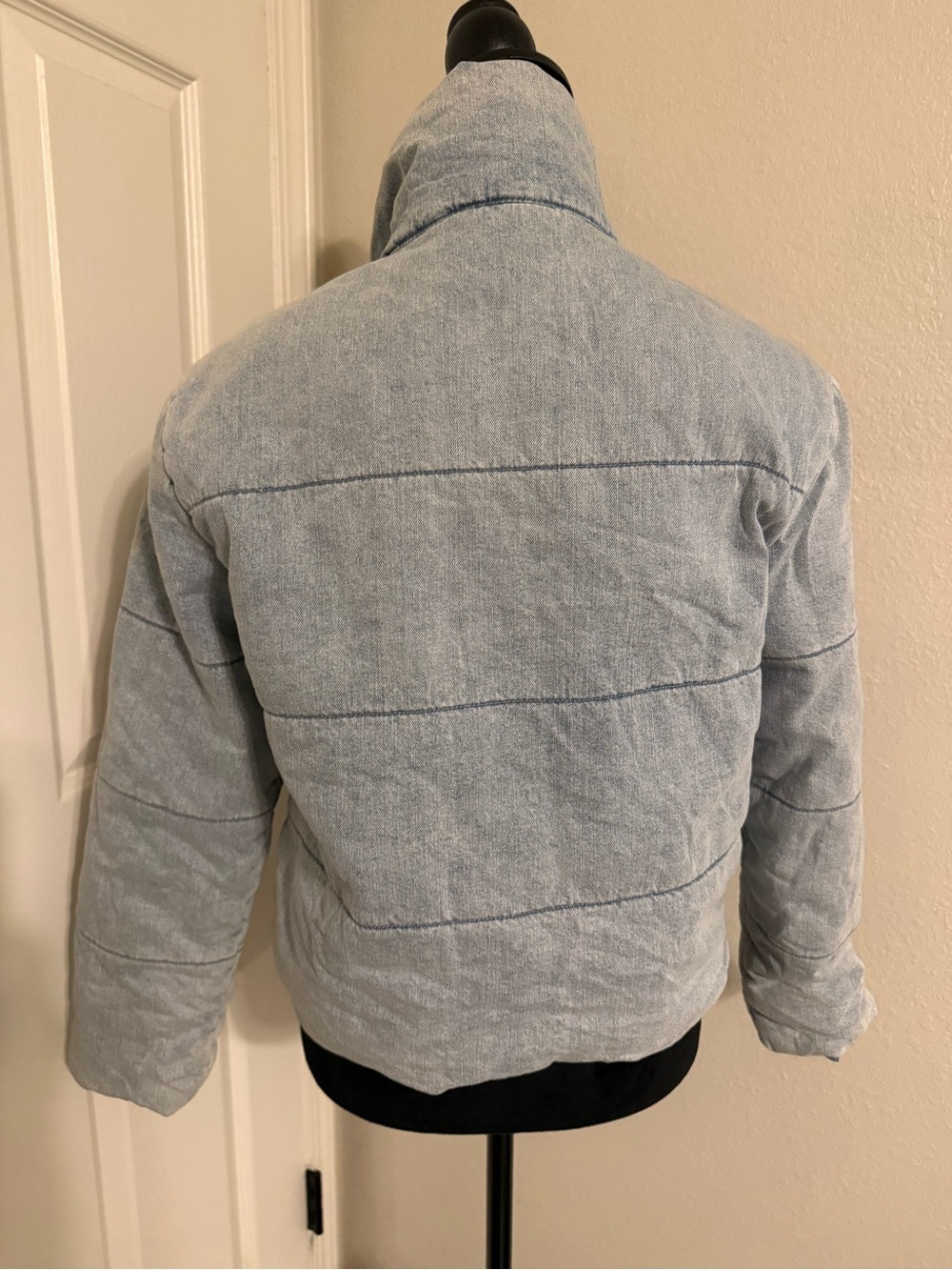 KanCan Navy Quilted Jacket - Small - Picture 3 of 10
